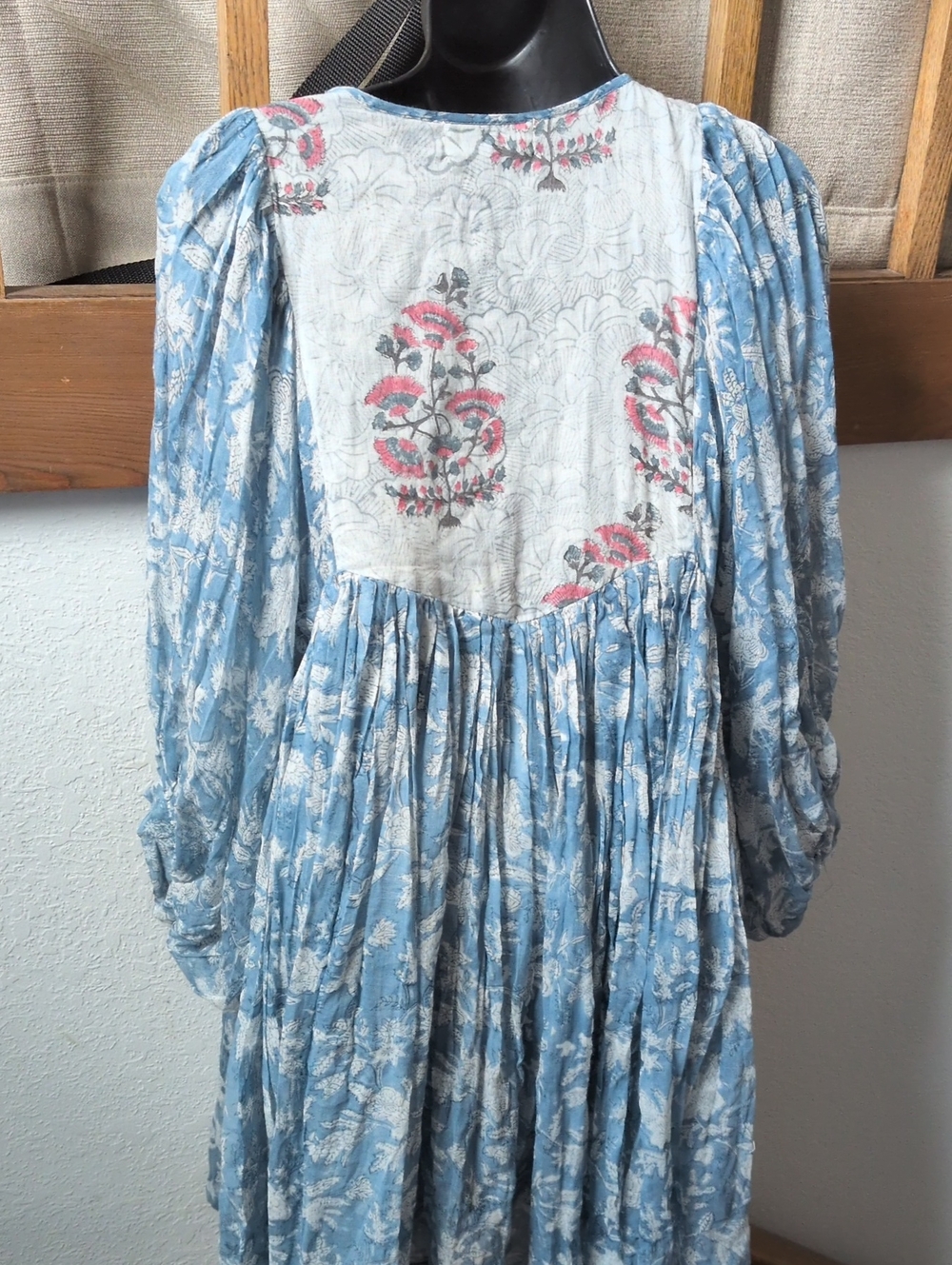 ✨Jaya Mini Dress in Juniper by the slow-fashion brand Daughters of India size XS - Picture 7 of 9